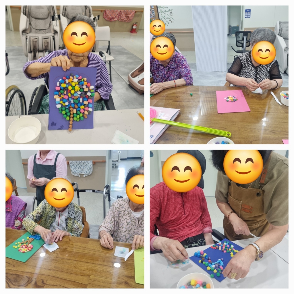 실버레크레이션 (옥수수콘 꾸미기)